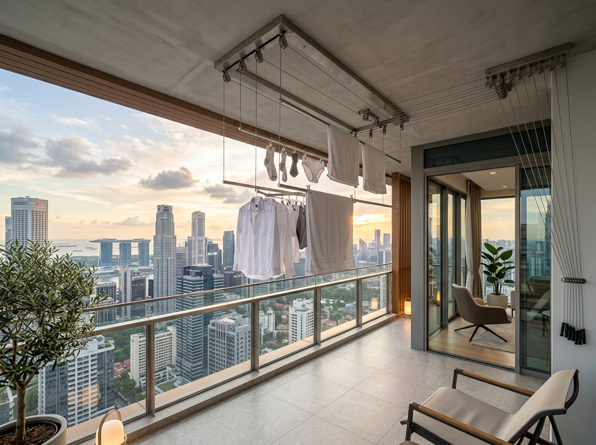 Balcony Cloth Drying Hangers